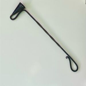 Antique wrought iron Black Metal Candle Snuffer